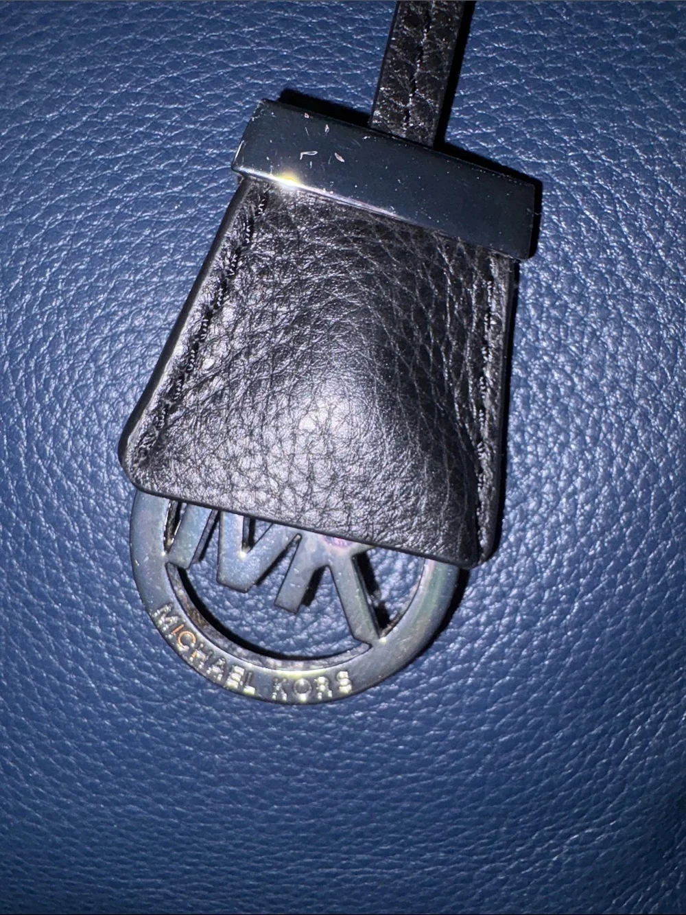 Michael Kors Riley Large Satchel -Dark / Navy Blue